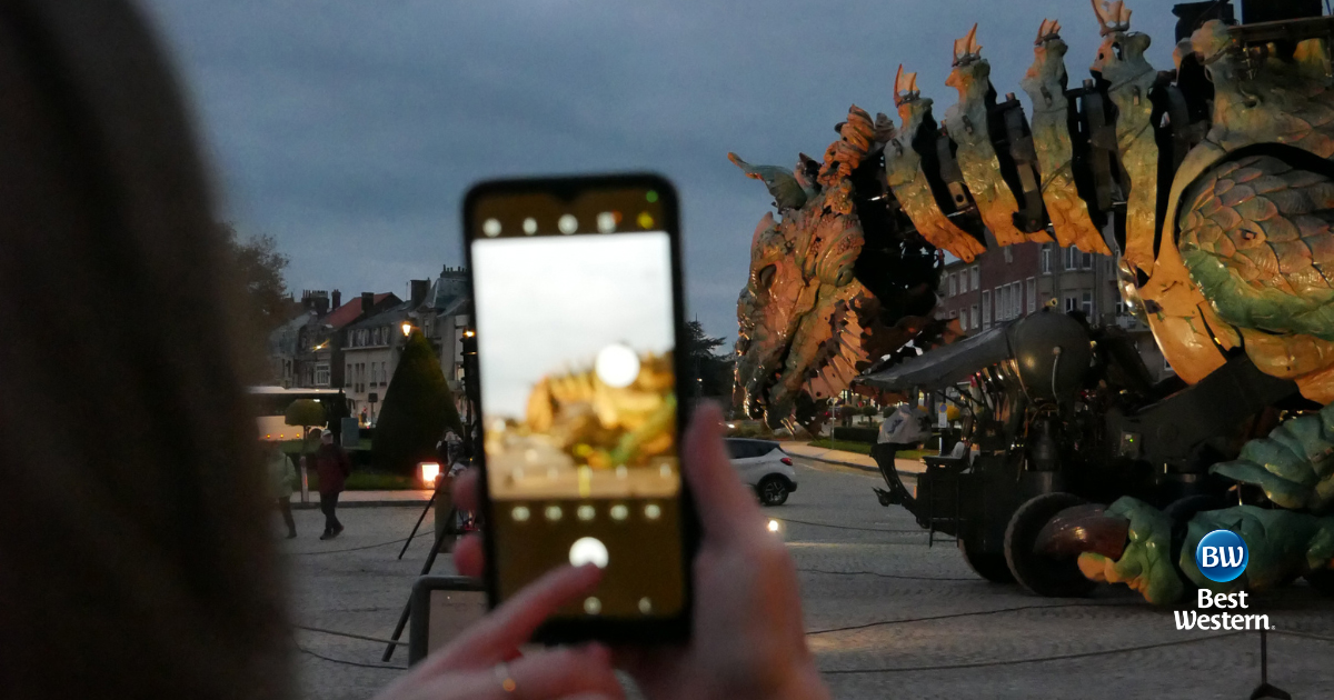 Le Dragon de Calais : même sous la pluie !